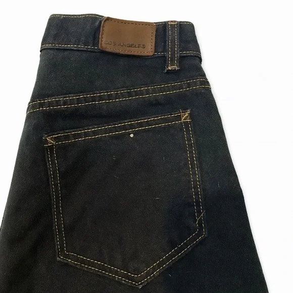 Calvin Klein Jeans size 6 black denim shorts. 29” waist, 15” length, 5” Inseam - Picture 2 of 3